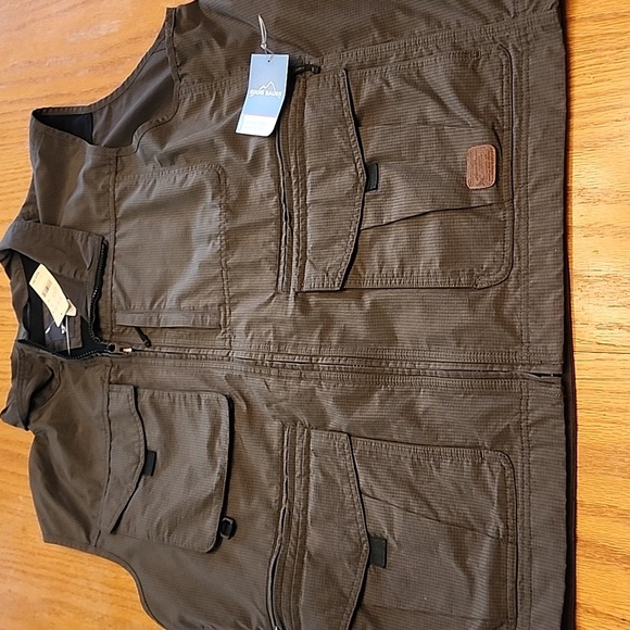 NWT Eddie Bauer Dark Green Sleeveless Jacket - Picture 10 of 11